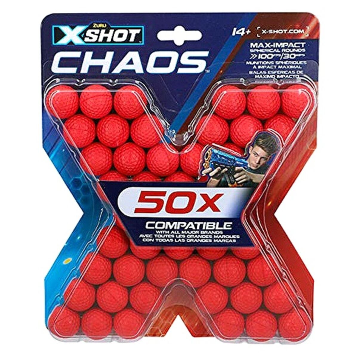 Reserve Bullet Balls til pistol Zuru (50 pcs)